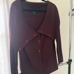 Eloquii Women Sweater - Burgundy